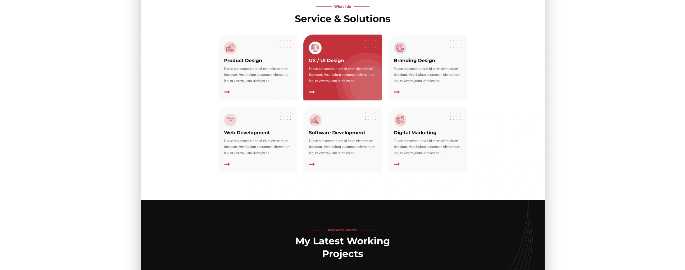 LenX – Creative Portfolio Website for Freelance Designer 3