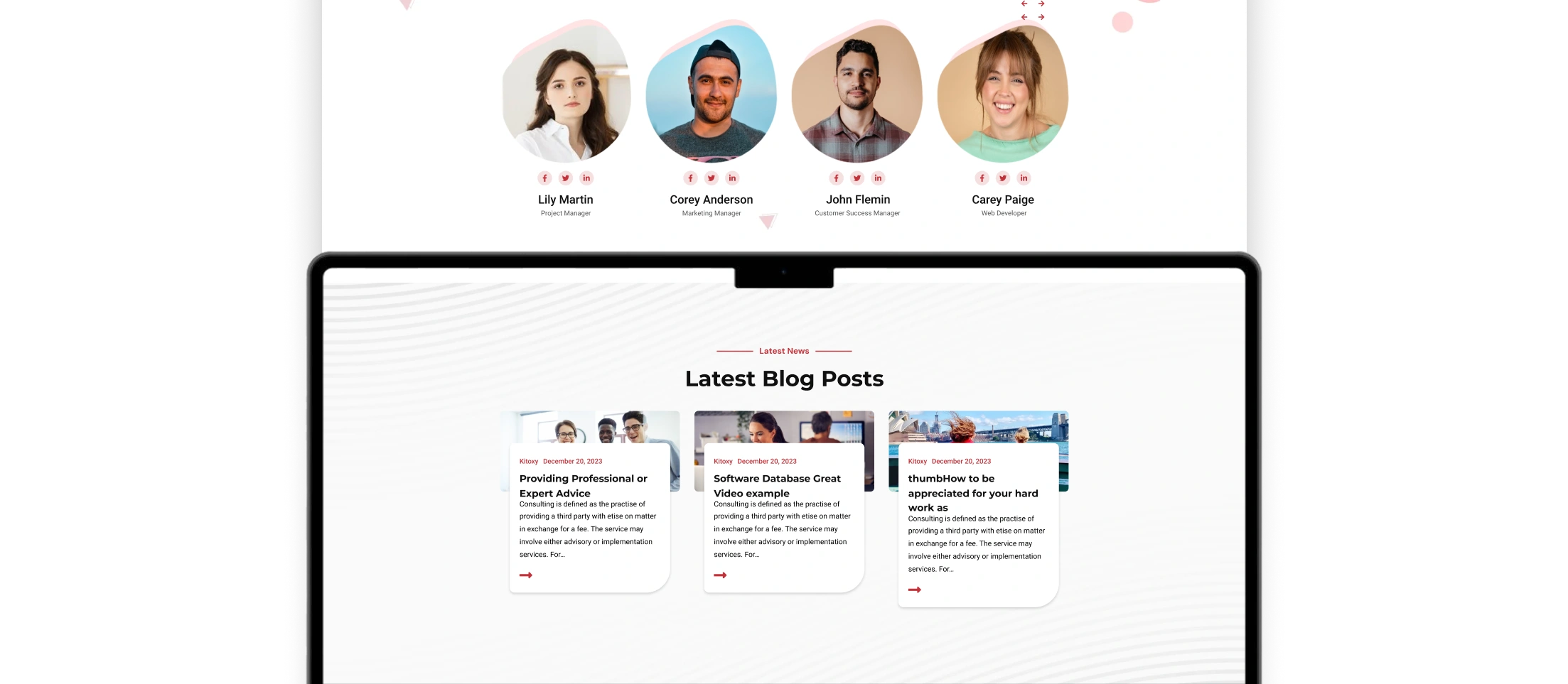 LenX – Creative Portfolio Website for Freelance Designer 6