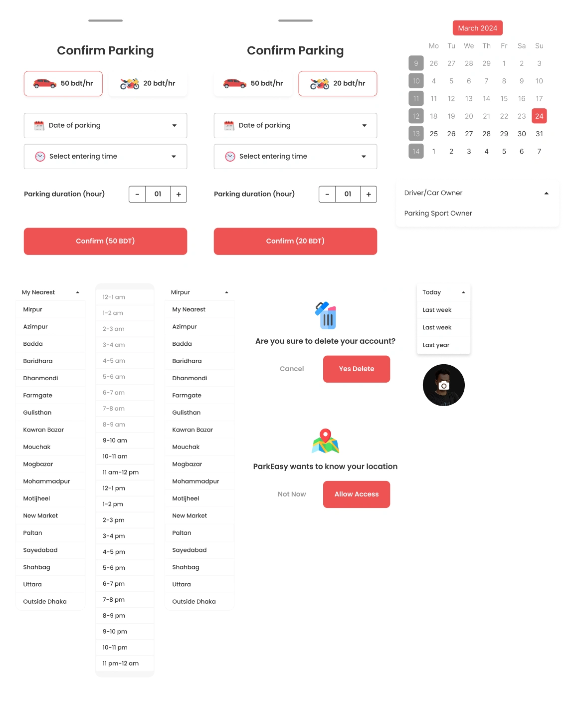 Dropdowns