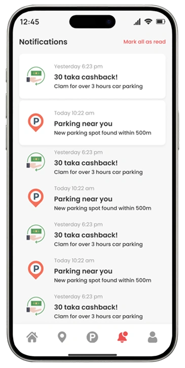 ParkEasy – Vehicle Parking Mobile App UI/UX Design 13