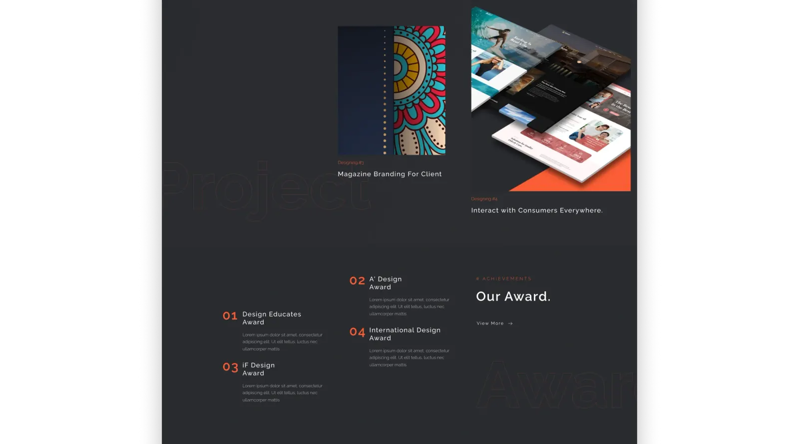 Romero – Responsive Portfolio Website for Digital Product Designer 3